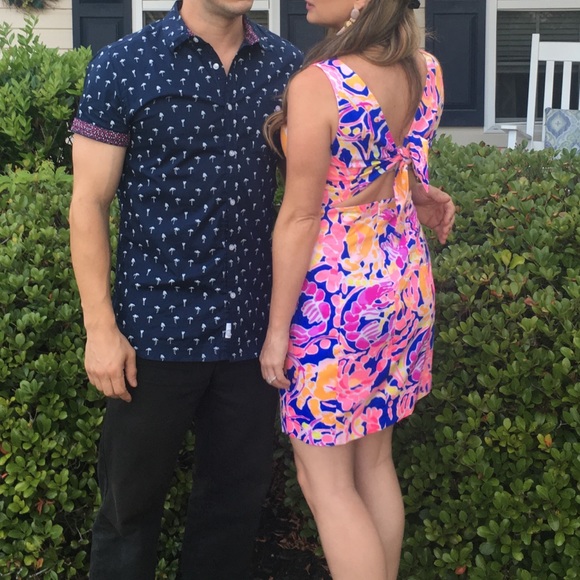 Size 0 Lilly Pulitzer tie back dress - Picture 5 of 5